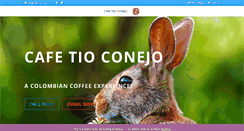 Desktop Screenshot of cafetioconejo.com