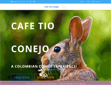 Tablet Screenshot of cafetioconejo.com